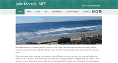 Desktop Screenshot of juliemorrell.com
